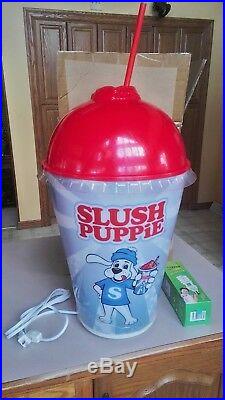 Rare Slush Puppie Advertising Store Display Sign Light Lamp New In Orig Box 26'