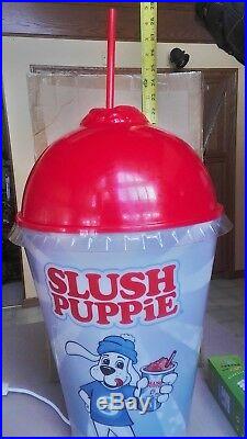 Rare Slush Puppie Advertising Store Display Sign Light Lamp New In Orig Box 26'