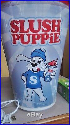 Rare Slush Puppie Advertising Store Display Sign Light Lamp New In Orig Box 26'