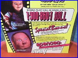Rare Spencer's Gifts Hollywood Horror Chucky Child's Play Store Display
