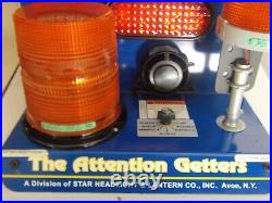 Rare Star Headlight & Lantern Working Store Display Led Warning Lights