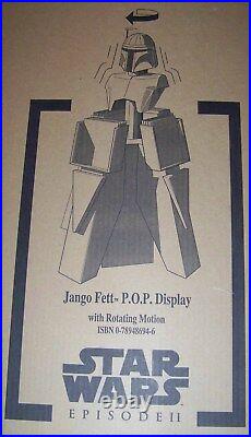 Rare Star Wars Jango Fett DK publishing retail store display rotating head