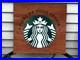 Rare Starbucks French FIERS DE VOUS SERVIR Wood Wall Store Display Sign 2015 S
