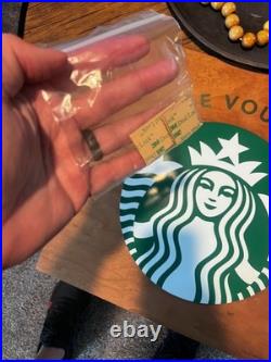 Rare Starbucks French FIERS DE VOUS SERVIR Wood Wall Store Display Sign 2015 S