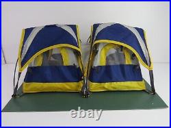 Rare Store Display Miniature Salesman Sample Tera Gear Double Tent & Connector