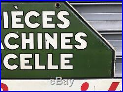 Rare Tole Materiel Agricole MC Cormick Tracteur Piece Machine Ficelle Double