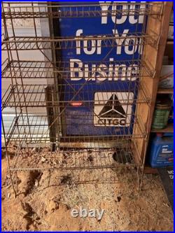 Rare Tom's Snacks Store Display Wire Rack 49 X 36.5 6 Shelves Heavy