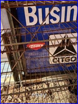 Rare Tom's Snacks Store Display Wire Rack 49 X 36.5 6 Shelves Heavy