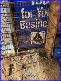 Rare Tom's Snacks Store Display Wire Rack 49 X 36.5 6 Shelves Heavy