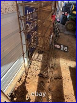 Rare Tom's Snacks Store Display Wire Rack 49 X 36.5 6 Shelves Heavy