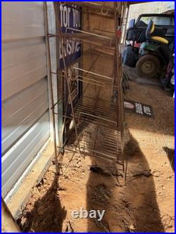 Rare Tom's Snacks Store Display Wire Rack 49 X 36.5 6 Shelves Heavy