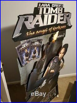 Rare Tomb Raider Playstation Store Display Standee