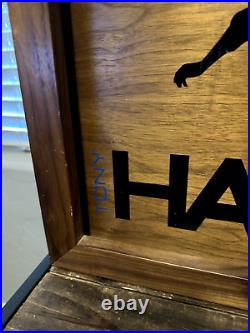 Rare Tony Hawk Skateboard Store Lighted Sign Display Clothing Advertising Wooden