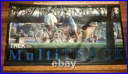Rare TrekUsa Multi Track Vintage Store Display Banner 47x 26 Inches See Photo