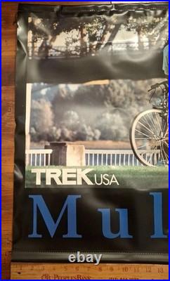 Rare TrekUsa Multi Track Vintage Store Display Banner 47x 26 Inches See Photo
