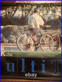 Rare TrekUsa Multi Track Vintage Store Display Banner 47x 26 Inches See Photo