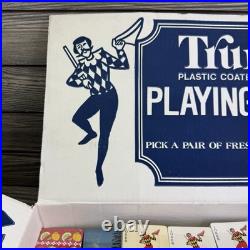 Rare Trump Store Display With 125 Decks Of Playing Cards Vintage New Hoyle USA