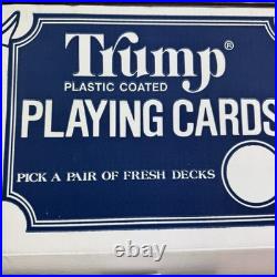 Rare Trump Store Display With 125 Decks Of Playing Cards Vintage New Hoyle USA