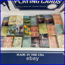 Rare Trump Store Display With 125 Decks Of Playing Cards Vintage New Hoyle USA