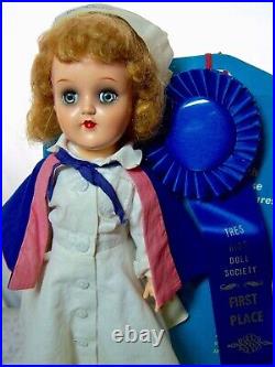 Rare! VINTAGE 1950's MISS CURITY NURSE TONI P-90 14 Store Display Stand NRFB