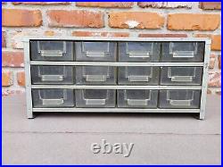 Rare VTG Chrome Control Piston Metal Advertising Gas Station Storage Cabinet Box