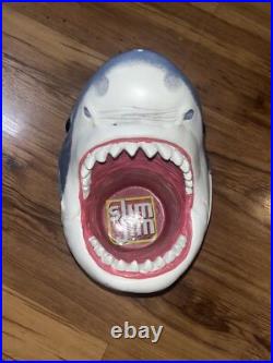 Rare VTG SLIM JIM Promo BROKEN Shark Head Wall Mount Turkey LOT Store Display