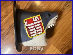 Rare VTG SLIM JIM Promo BROKEN Shark Head Wall Mount Turkey LOT Store Display