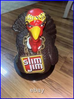 Rare VTG SLIM JIM Promo BROKEN Shark Head Wall Mount Turkey LOT Store Display