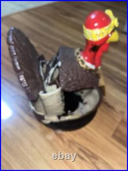 Rare VTG SLIM JIM Promo BROKEN Shark Head Wall Mount Turkey LOT Store Display