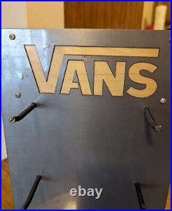 Rare Vans Store Metal/wood Shoe Store Display. Sturdy Heavy Swivels