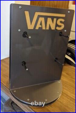 Rare Vans Store Metal/wood Shoe Store Display. Sturdy Heavy Swivels