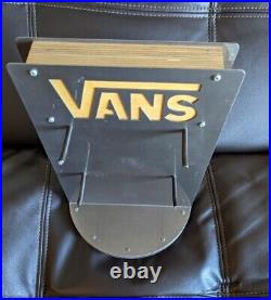 Rare Vans Store Metal/wood Shoe Store Display. Sturdy Heavy Swivels