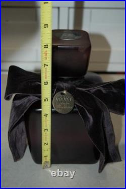 Rare Victoria's Secret Velvet Amber Blackberry Perfume Bottle Store Prop Display