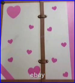 Rare Victorias Secret Oversized Trunk Store Display Leather Belted Storage 48