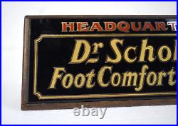 Rare Vintage 1930's Dr. Scholl's Foot Comfort Service Store Display Sign