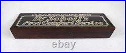 Rare Vintage 1930's Dr. Scholl's Foot Comfort Service Store Display Sign