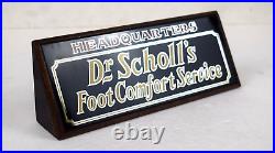 Rare Vintage 1930's Dr. Scholl's Foot Comfort Service Store Display Sign