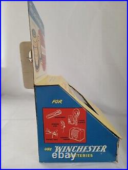 Rare Vintage 1950s Winchester Hi Power Battery General Store Cardboard Display