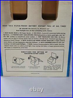 Rare Vintage 1950s Winchester Hi Power Battery General Store Cardboard Display