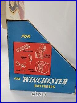 Rare Vintage 1950s Winchester Hi Power Battery General Store Cardboard Display