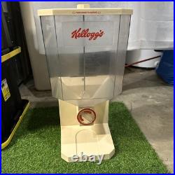 Rare Vintage 1986 Kellogg Company Cereal Dispenser Store Display Model #2005
