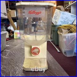 Rare Vintage 1986 Kellogg Company Cereal Dispenser Store Display Model #2005