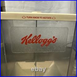 Rare Vintage 1986 Kellogg Company Cereal Dispenser Store Display Model #2005