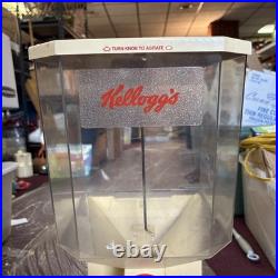 Rare Vintage 1986 Kellogg Company Cereal Dispenser Store Display Model #2005