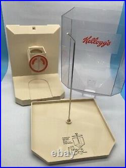 Rare Vintage 1986 Kellogg Company Cereal Dispenser Store Display Model #2005