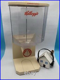 Rare Vintage 1986 Kellogg Company Cereal Dispenser Store Display Model #2005