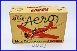 Rare Vintage Antique 1937-39 Hershey Aero Milk Chocolate Candy Bar Store Display