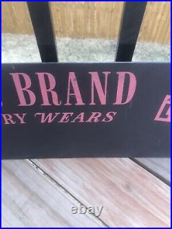Rare! Vintage BEAR BRAND Hosiery Wears Country Store Advertising Display Sign