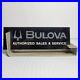 Rare Vintage BULOVA Authorized Sales & Service Watch Store Display Sign 6.5