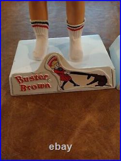 Rare Vintage Buster Brown And Mary Jane Store Display With Bases